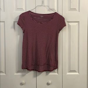 Wine Striped Tshirt